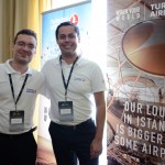 Jean Cavalcante e Douglas Araújo, da Turkish Airlines