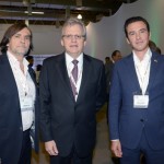 Jean-Philippe Pérol, da Atout France, Edmar Bull, da Abav e Damien Loras, consul da França em SP