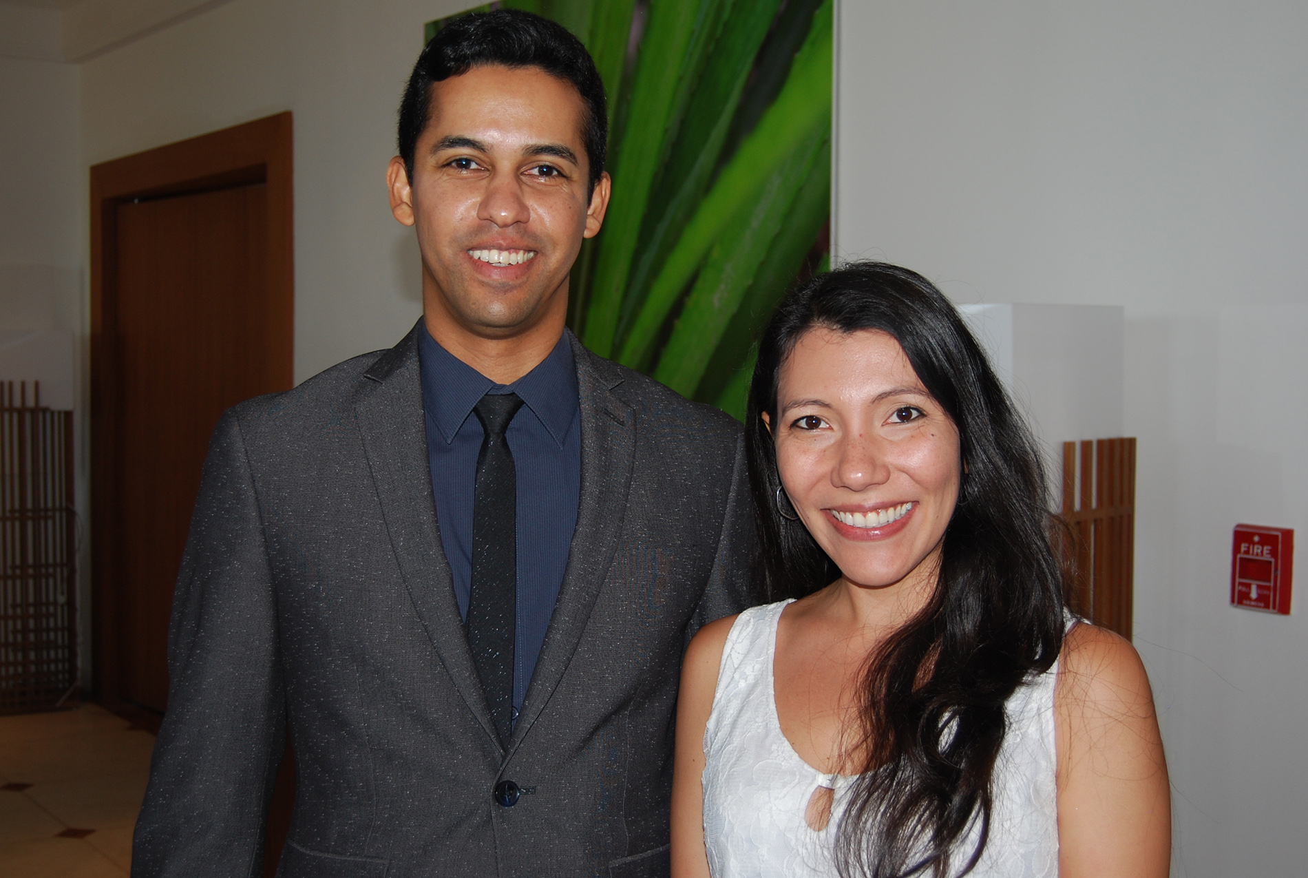 Fernando Machado com Karen Schmidt, da Best Western