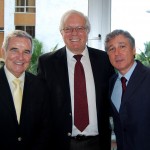 José Carlos Sá, da RioTur, Paulo Senise, da Turisrio, e Luiz Straus, ex-presidente da ABAV RJ