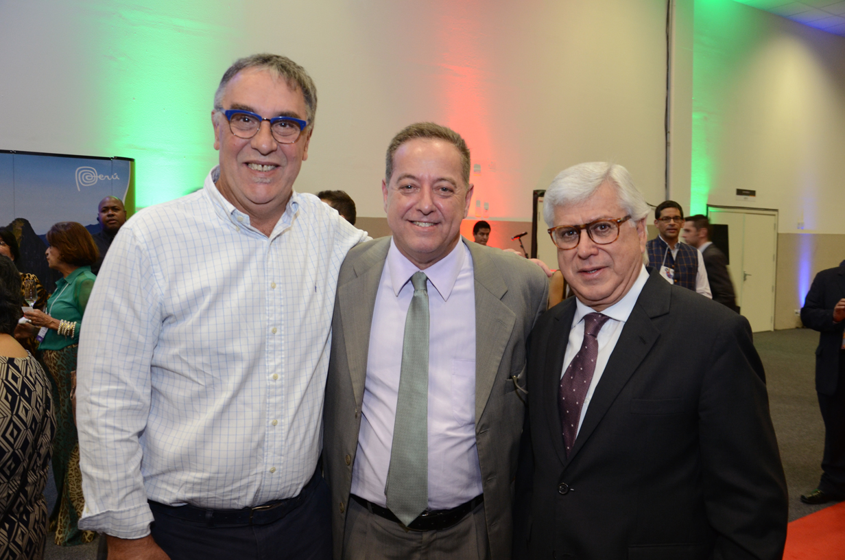 José Zuquin, da Ambiental, Michel Barkoczy, da Flytour, e Juarez Cintra Filho, da Ancoradouro