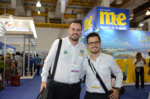 João Taylor, do M&E, e Marcus Rossi, do Festuris