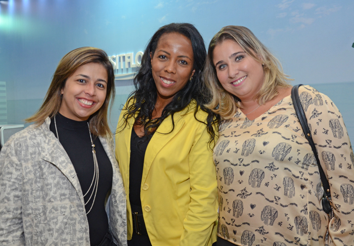 Juliana Ribeiro e Silvana Fernandes, da Orinter, e Mariana Sylos, da Tpi