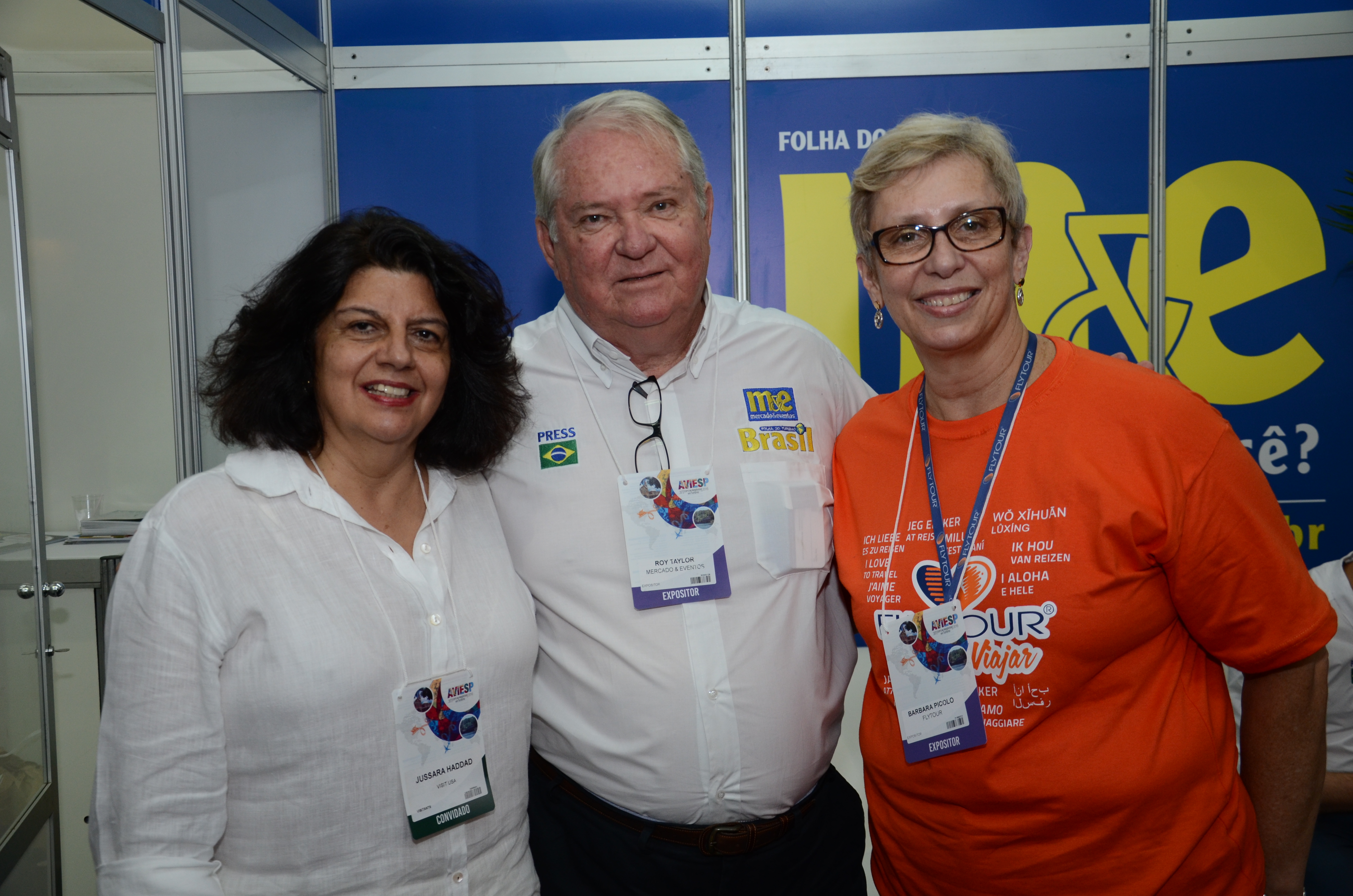 Jussara Haddad, do Consulado Americano, e Barbara Picolo, da Flytour