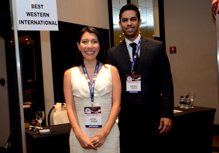 Karen Schmidt e Fernando Machado, do Best Western Karen Schmidt e Fernando Machado, do Best Western