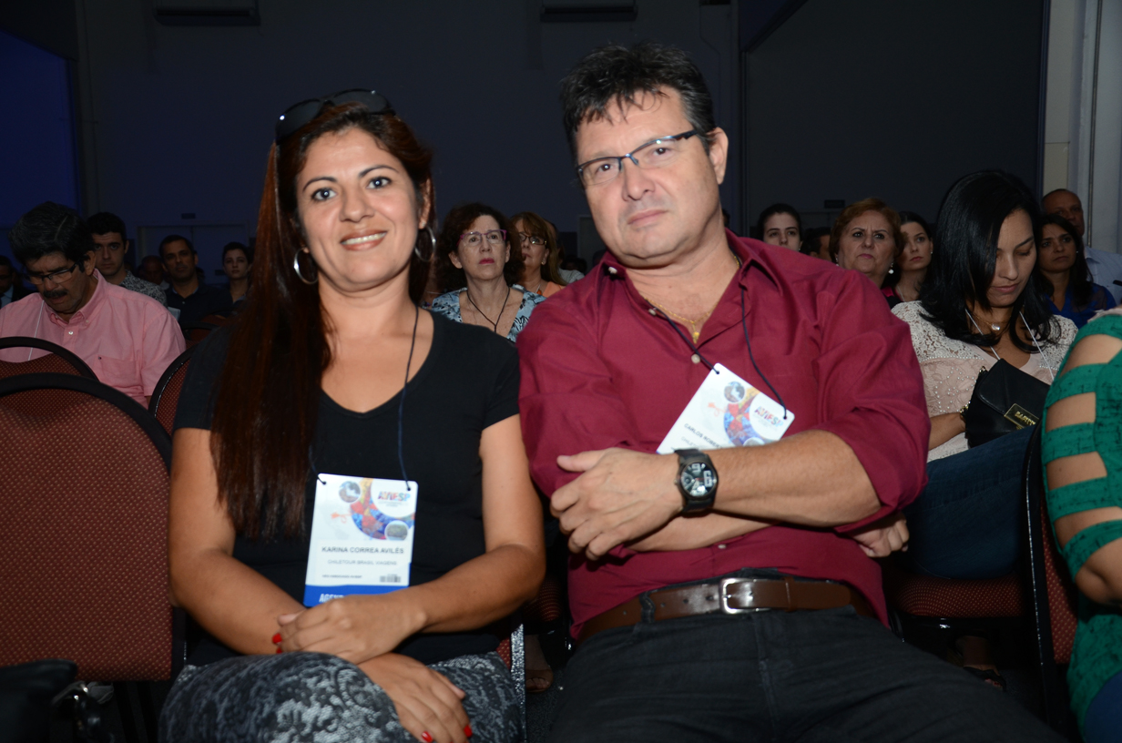 Karina Correa e Carlos Roberto, da Chiletour