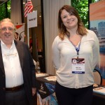 Leslie Benveniste e Gabriele Lopes, do Visit Tampa Bay
