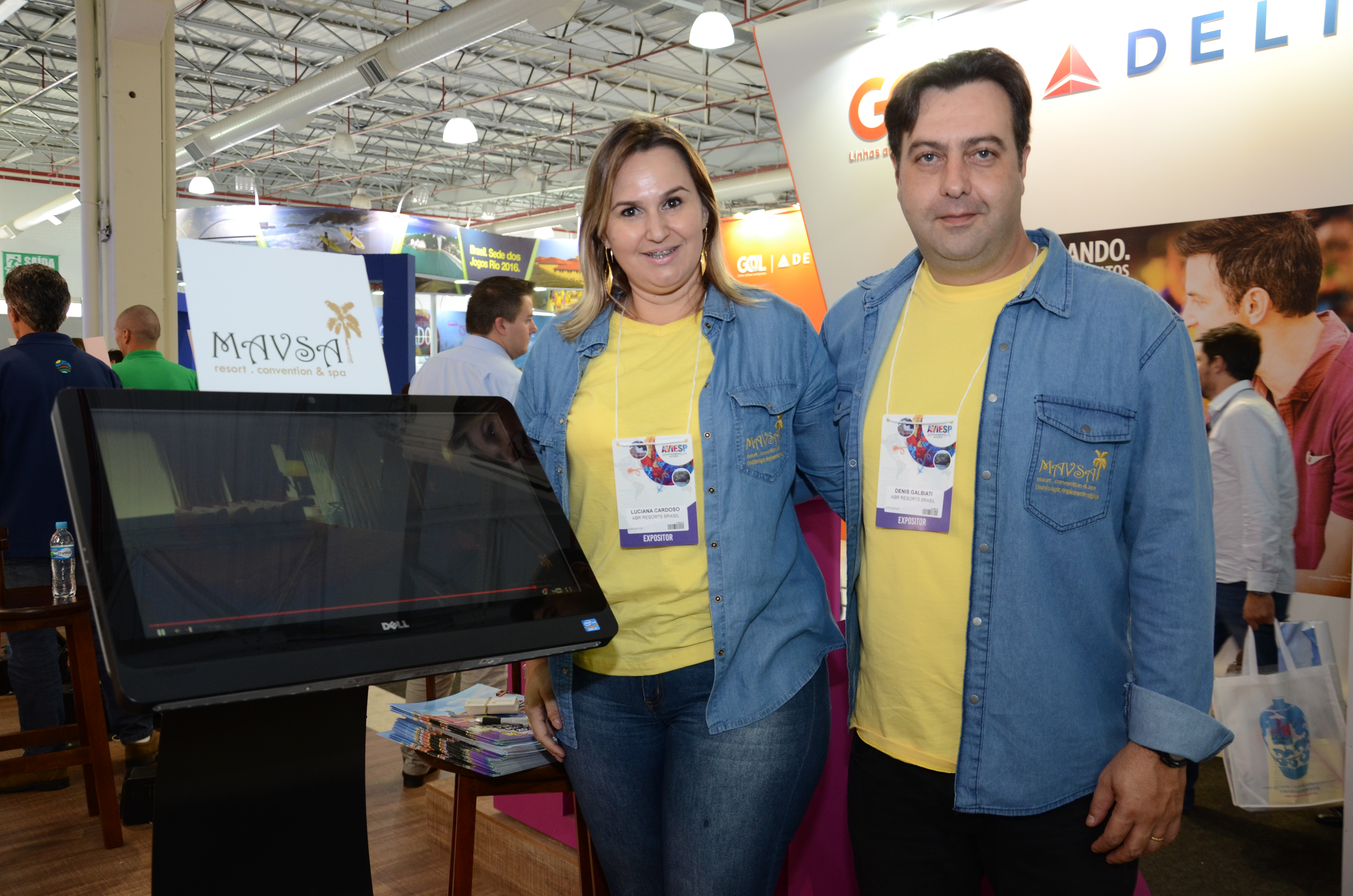 Luciana Cardoso e Denis Galbiati, do Mavsa