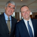 Luiz Eduardo, da Ancoradouro, e Mark Russell, do Consulado dos EUA