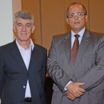 Lázaro Resende, da Belvitur, e Abidias José de Sousa Junior, da BB Turismo
