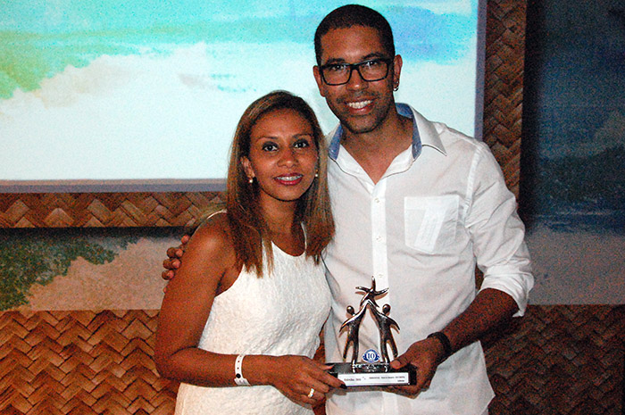 Danielle dos Santos e Daian Silva, da Interlands Danielle dos Santos e Daian Silva, da Interlands