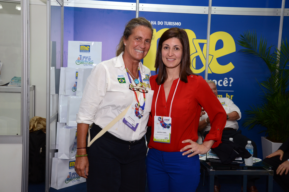 Mari Masgrau, do M&E, e Andrea Gabel, de ST. Petersburg