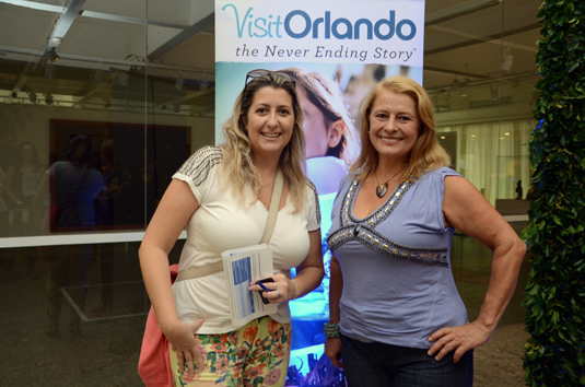Maria Elvira, da MEL Viagens, e Bernadete Camoski, da BRC Turismo
