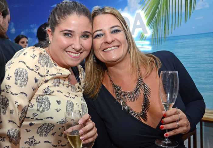 Mariana Sylos, da Tpi, e Tatiana Rocha, da Rochatur