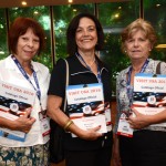 Marion Ceratti, da Viagens e Turismo Mariom, Maria Deize, e Leontina Sacabello, da Oriana Viagens e Turismo