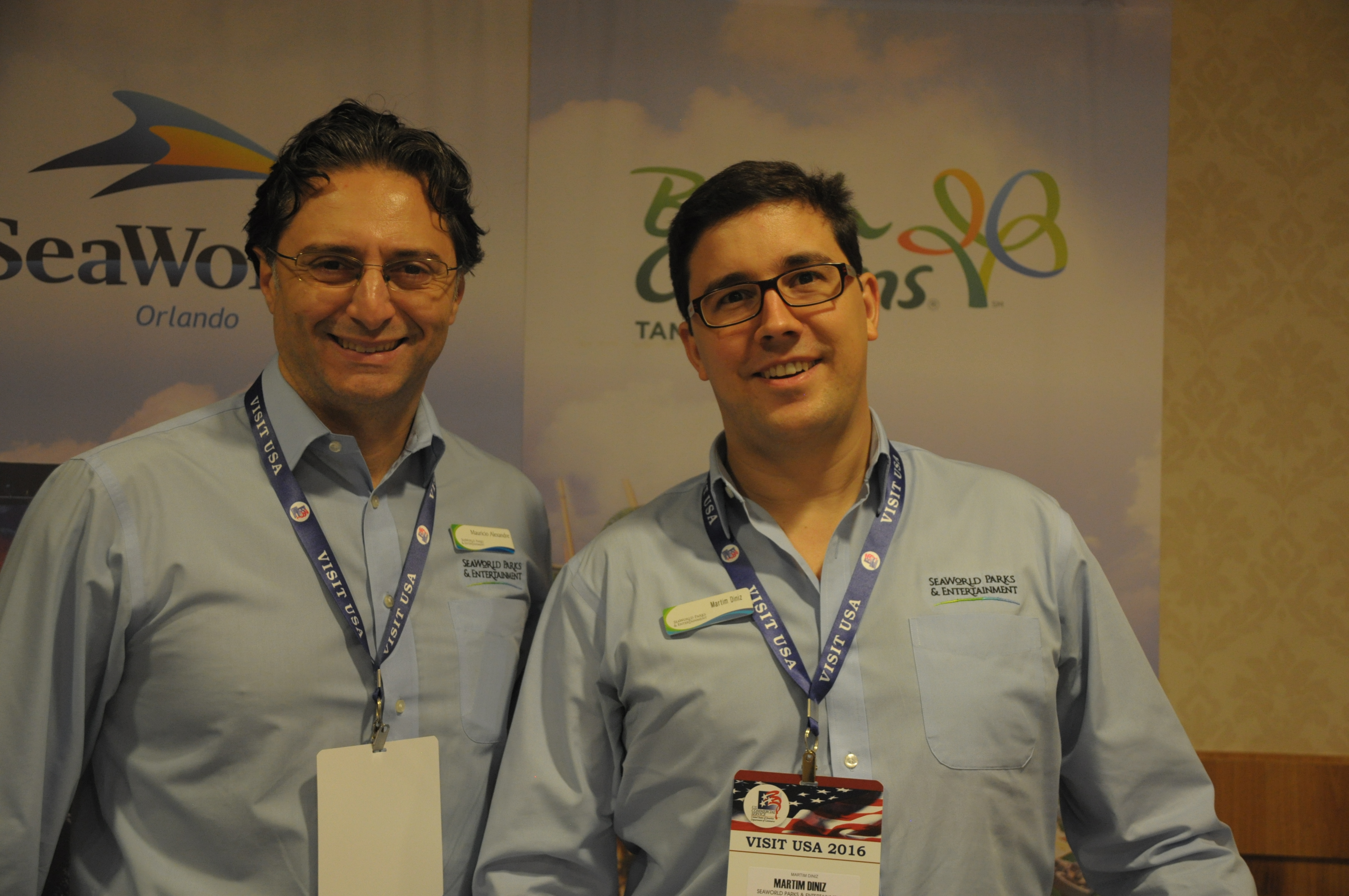 Mauricio Alexandre e Martin Diniz, do Seaworld