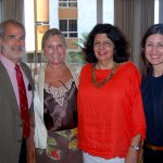 Michael Muth, do Dpt. de Comércio dos EUA, Rosa Masgrau, do M&E, Jussara Haddad, do Visit USA, e Andrea Gabel, do Visit St. Petersburg Clearwater