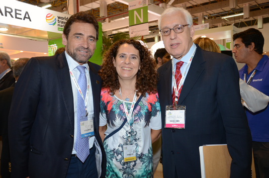 Milton Zuanazi, da SBTur, Tânia Brizola, prisma Consultoria e Márcio Favilla, da OMT