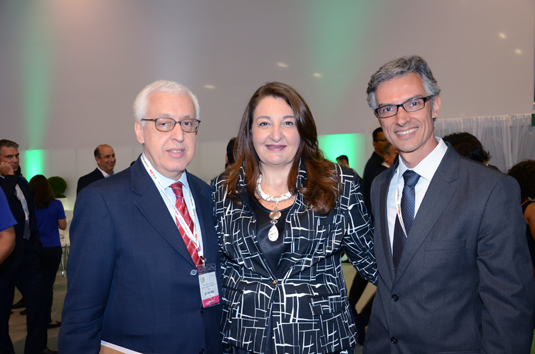Márcio Favilla, da OMT, Magda Nassar, da Braztoa e Marco Ferraz
