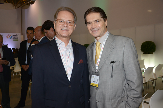 Orlando Silva, da TurSP com Alain Baldacci, da Sindepat