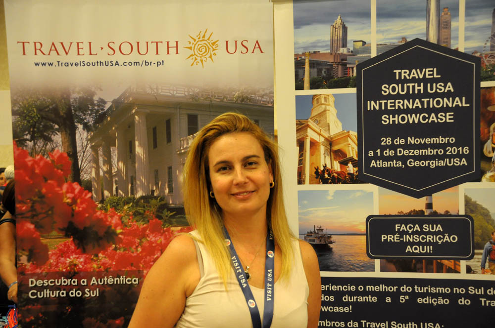 Patricia Bartels, Tourism Brazil, representante da Travel South USA