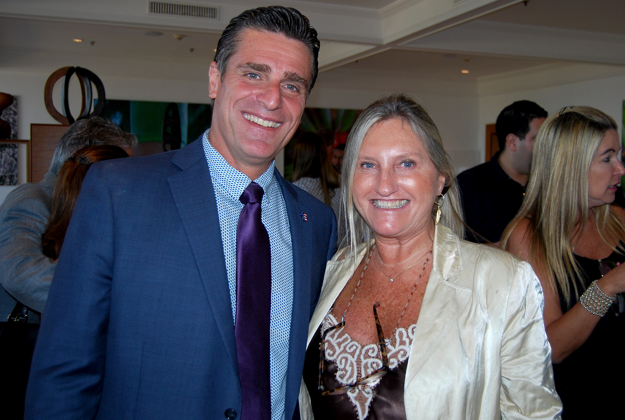 Patrick Yvars, da Disney Destinations, e Rosa Masgrau, do M&E