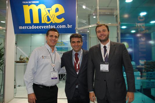 Patrick Yvars, da Disney, Marcelo Pattelli, da CVC, e Denis Ribeiro, da Air France (Copy)