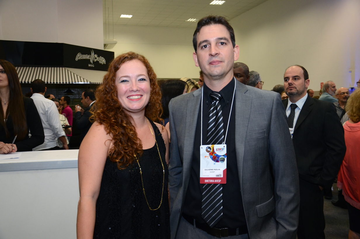 Priscila Felix, do Serhs Natal, e Guilherme Padilha, da Aviesp