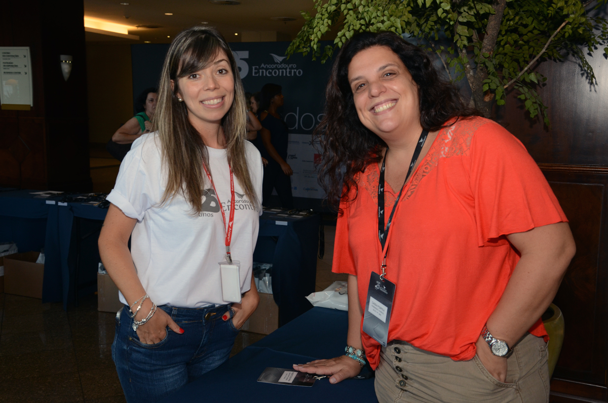 Rafaela Soares, da Ancoradouro, e Cassia Pompeia, da Passaggio Viagens