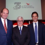 Ralf Aasmann, da Air TKT, Juarez Cintra Filho, da Ancoradouro, e Roberto Roman, da Travel Ace