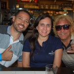 Ricardo Bueno, da Lunes Tour, Elisabete Leonardo, da Trend e o craque Biro Biro