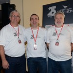 Roberto Garbim, Anthony Bringhente, e Cacalo Destro, da Ancoradouro