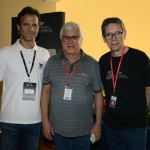 Roberto Roman, da Travel Ace, Juarez Filho e Cassio Oliveira, da Ancoradouro