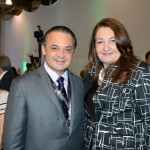 Roberto de Lucena, secretário de Turismo de SP com, Magda Nassar, da Braztoa