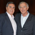 Ronaldo Valtrick, da Maiorca Turismo, e  Afrânio Lages, da Aeroturismo