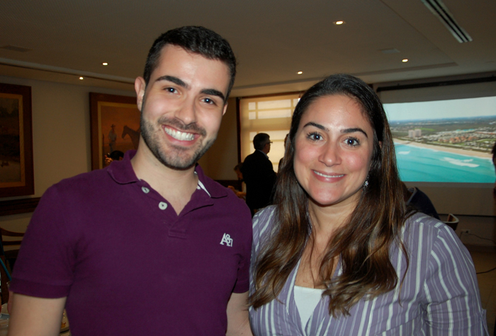 Ruan Rodrigues e Luiza Leopoldo, da Flytour