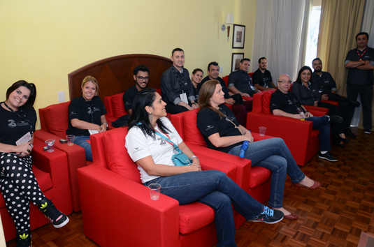 Sala de capacitação da Avianca