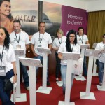 Sala de capacitação da Qatar Airways
