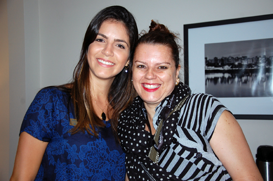 Shimene Asanuma, da Qualitours e Thida Costa, da Cia Eco Shimene Asanuma, da Qualitours e Thida Costa, da Cia Eco