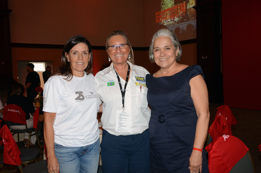 Silvia Cintra, Rosa Masgrau, e Rita Gargioni