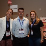Silvia Fagundes, Sergio Ferreira e Danielle Fernandes, da Trade Tours
