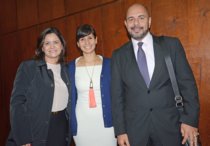 Soely Oliveira, da BCD Travel, Gloria Cuarezma, da Delta, e Marcello Restivo, da Tivolitur Soely Oliveira, da BCD Travel, Gloria Cuarezma, da Delta, e Marcello Restivo, da Tivolitur