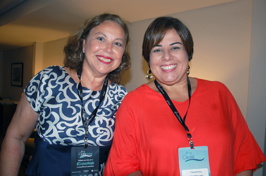 Suely Sarracini, da Oceano Turismo e Claudia Petry, da VIPs Suely Sarracini, da Oceano Turismo e Claudia Petry, da VIPs