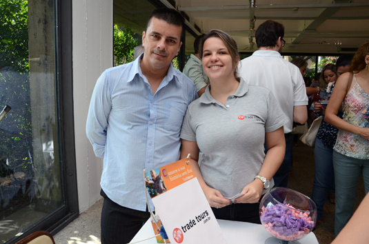 Sérgio Ferreira e Daniele Fernandes, da Trade Tours Sérgio Ferreira e Daniele Fernandes, da Trade Tours