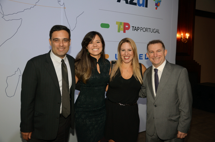 Ulysses Marcus Cortez, Claudia Marinaro, Adriana Tolentino e Luis Quaggio, da TAP