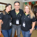 Ulysses Marcus Cortez, Claudia Marinaro e Adriana Tolentino, da TAP