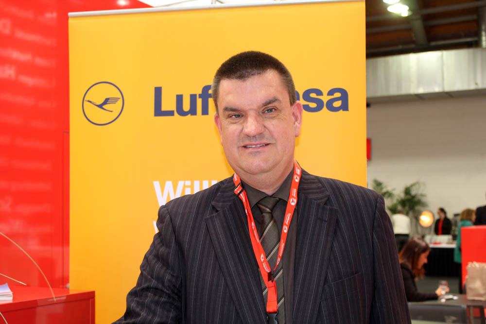 Uwe Peukert, gerente da Lufthansa