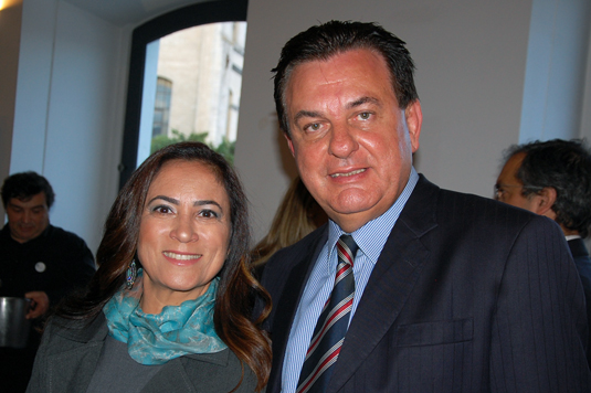 Valter Patriani, da CVC com sua esposa Claudete Patriani
