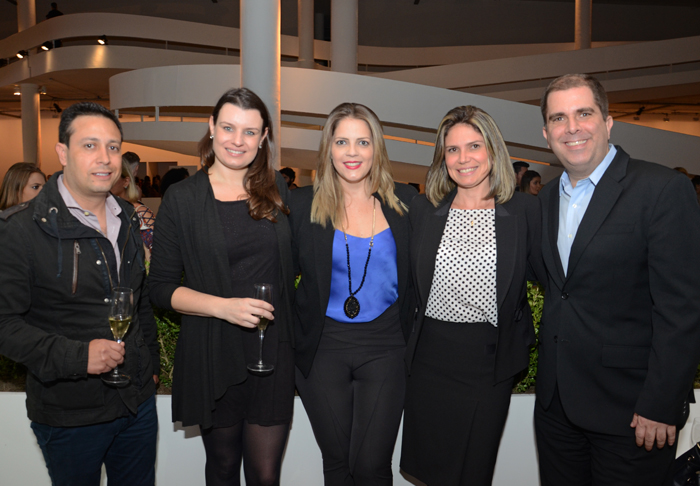 Vitor Correia, Eloisa Goda, Amanda Gamero, Clarice Almeida e Sergio Vianna, da Abreu