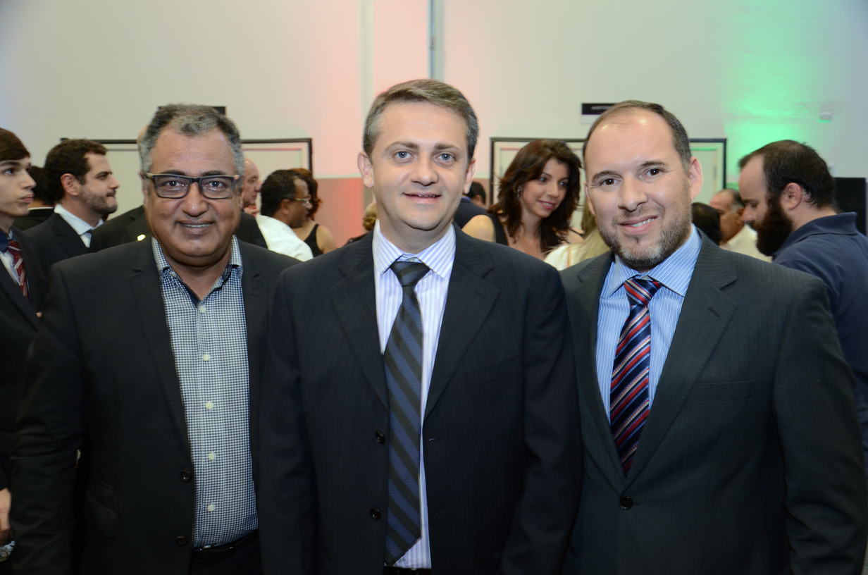 Wagner Silva, Roberto D`andréa e Ariel Marmol, da Visual Turismo